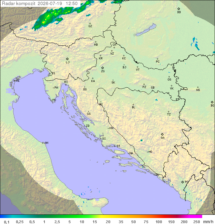 Padavine Hrvaška