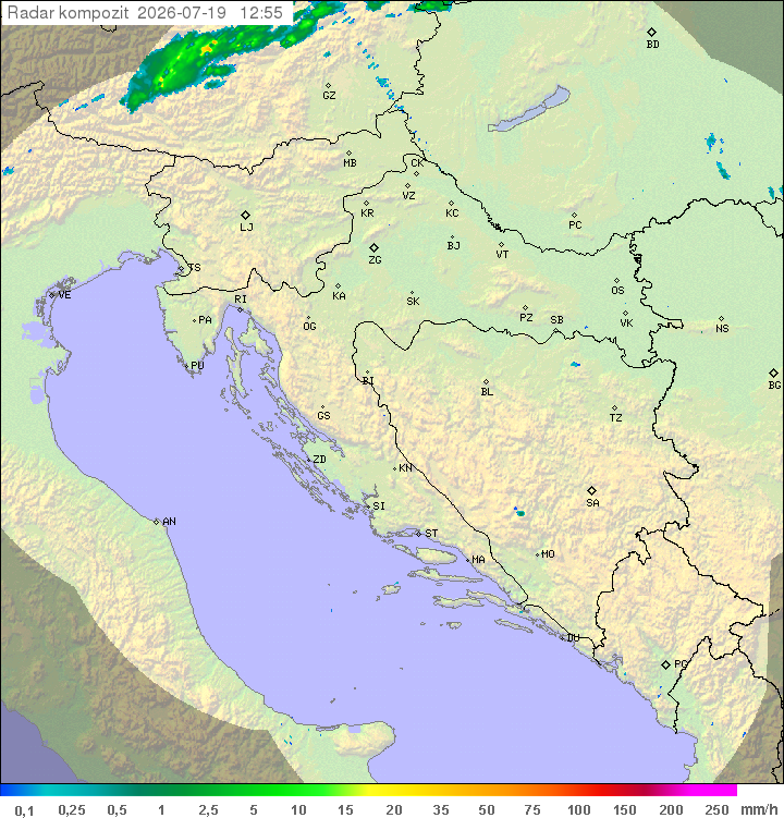Padavine Hrvaška