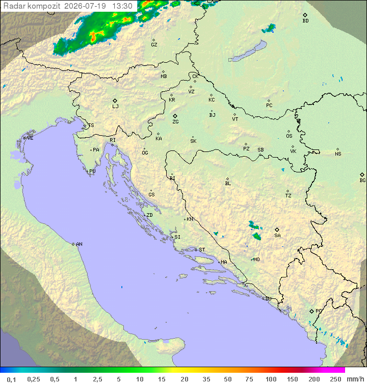 Padavine Hrvaška