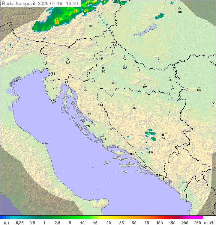 Padavine Hrvaška