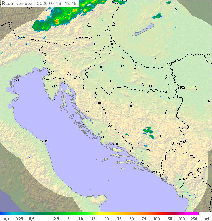 Padavine Hrvaška