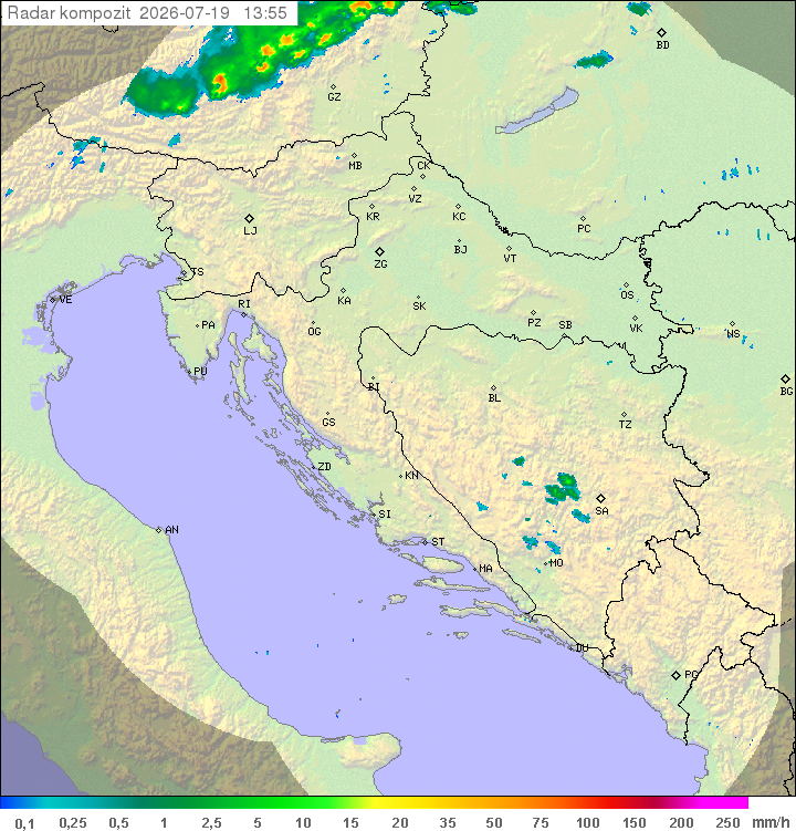 Padavine Hrvaška
