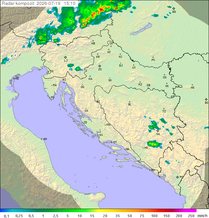 Padavine Hrvaška