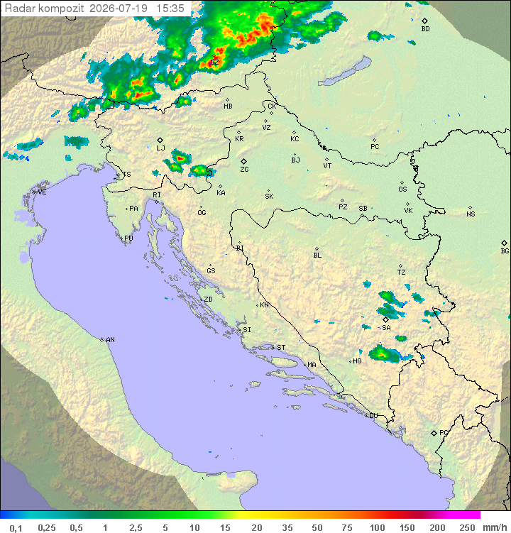 Padavine Hrvaška