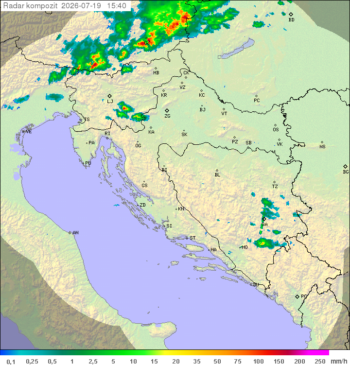 Padavine Hrvaška