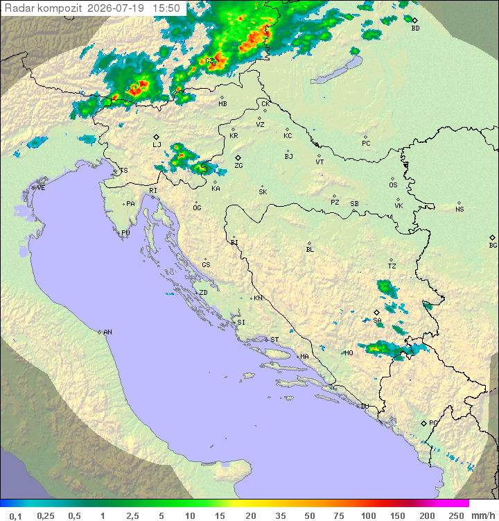 Padavine Hrvaška
