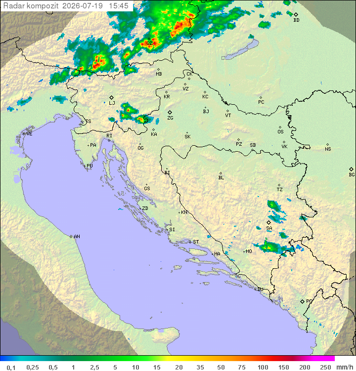 Padavine Hrvaška