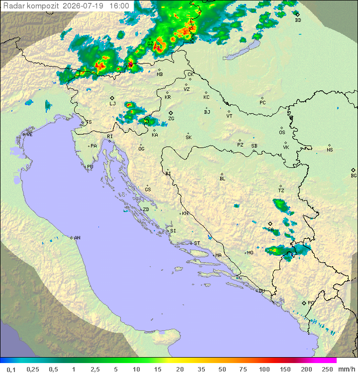 Padavine Hrvaška