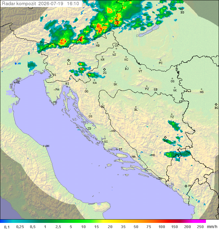 Padavine Hrvaška