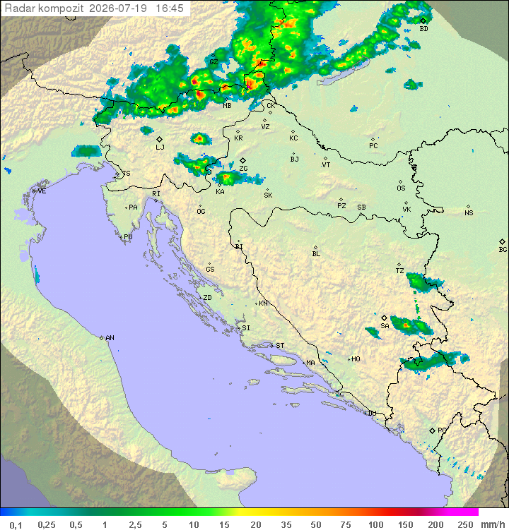 Padavine Hrvaška