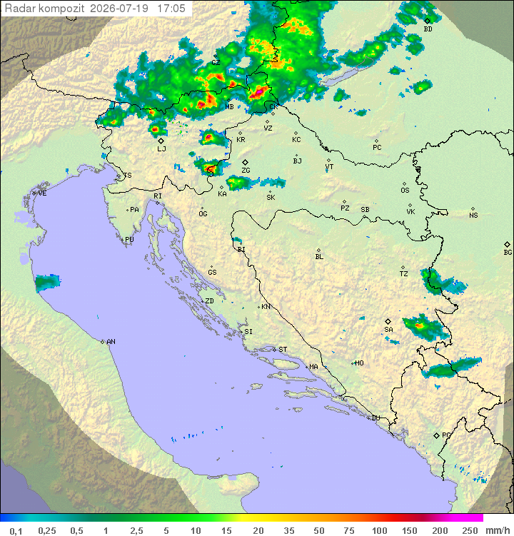 Padavine Hrvaška