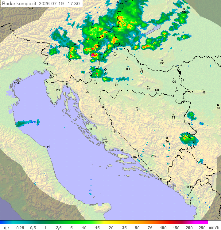 Padavine Hrvaška