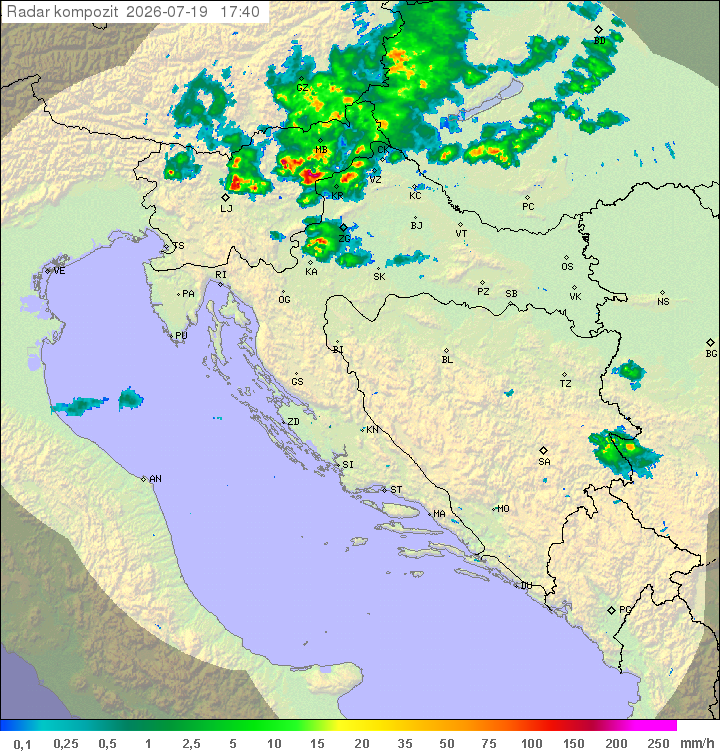 Padavine Hrvaška