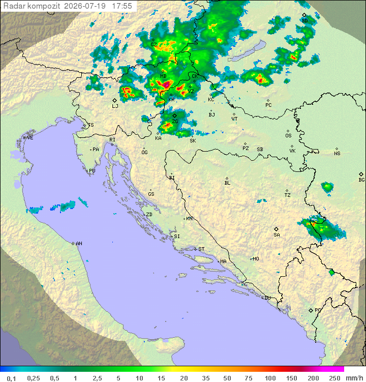 Padavine Hrvaška