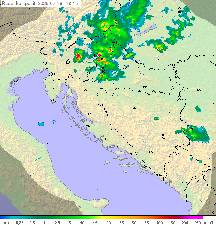 Padavine Hrvaška