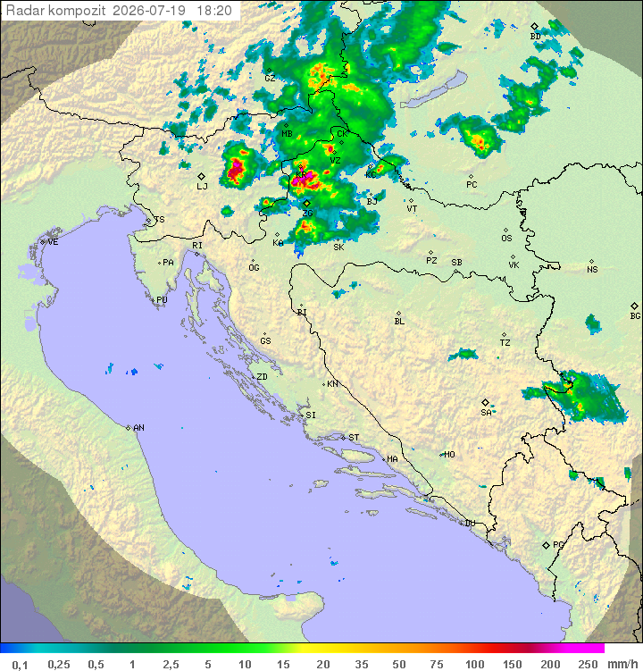Padavine Hrvaška