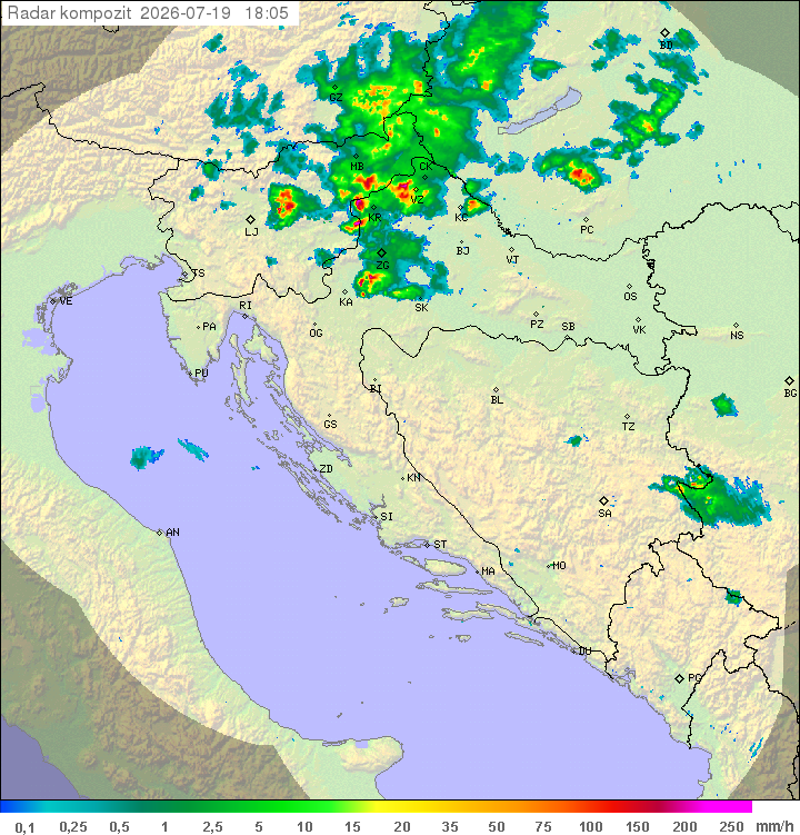 Padavine Hrvaška