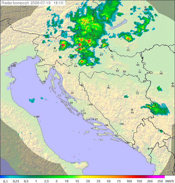 Padavine Hrvaška