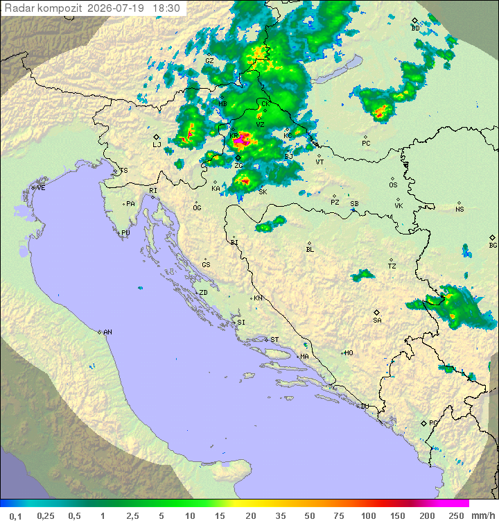 Padavine Hrvaška