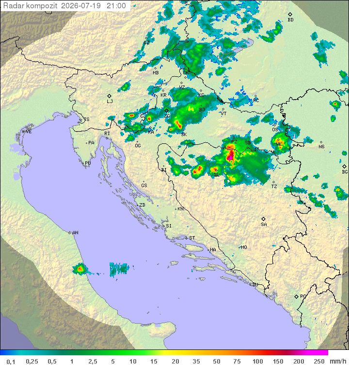 Padavine Hrvaška