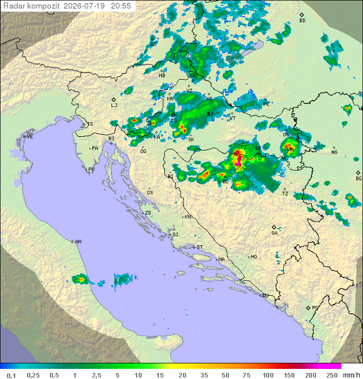 Padavine Hrvaška