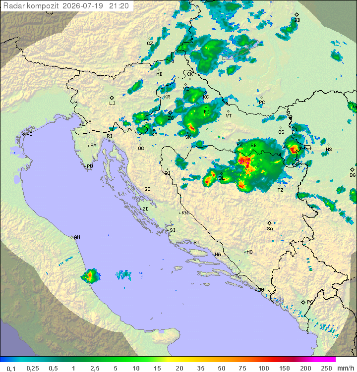 Padavine Hrvaška