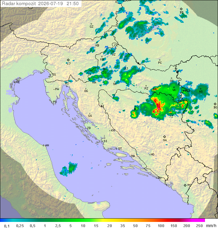Padavine Hrvaška