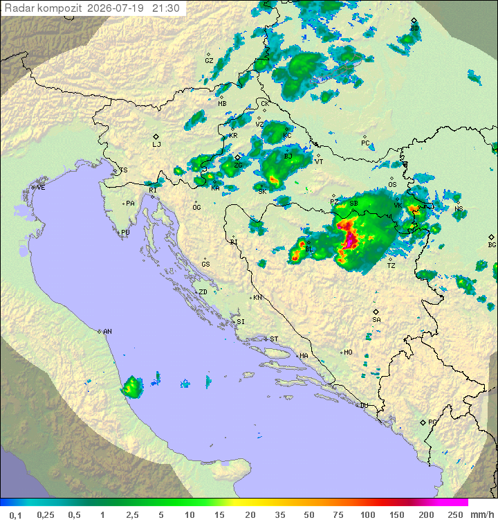 Padavine Hrvaška