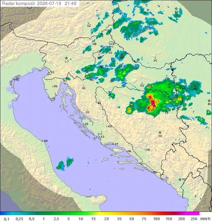 Padavine Hrvaška