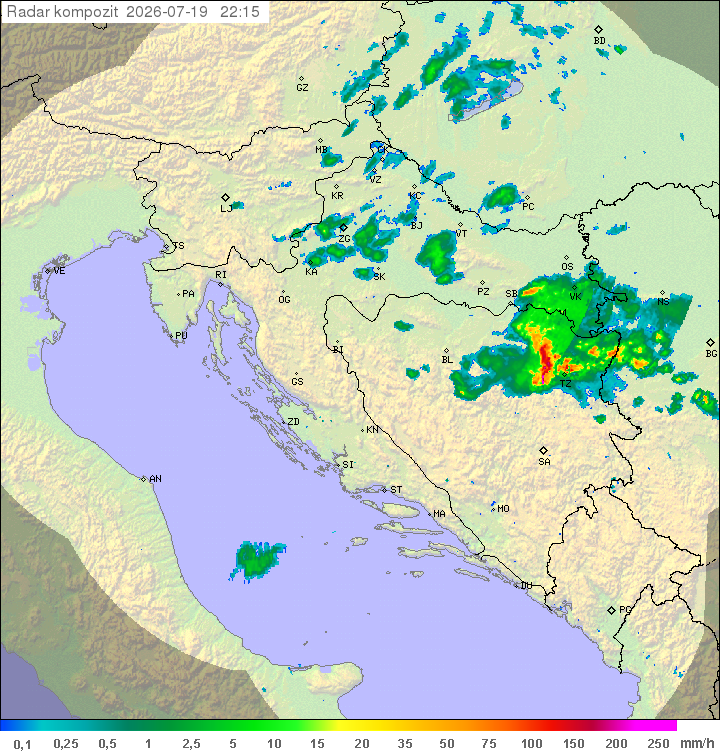 Padavine Hrvaška