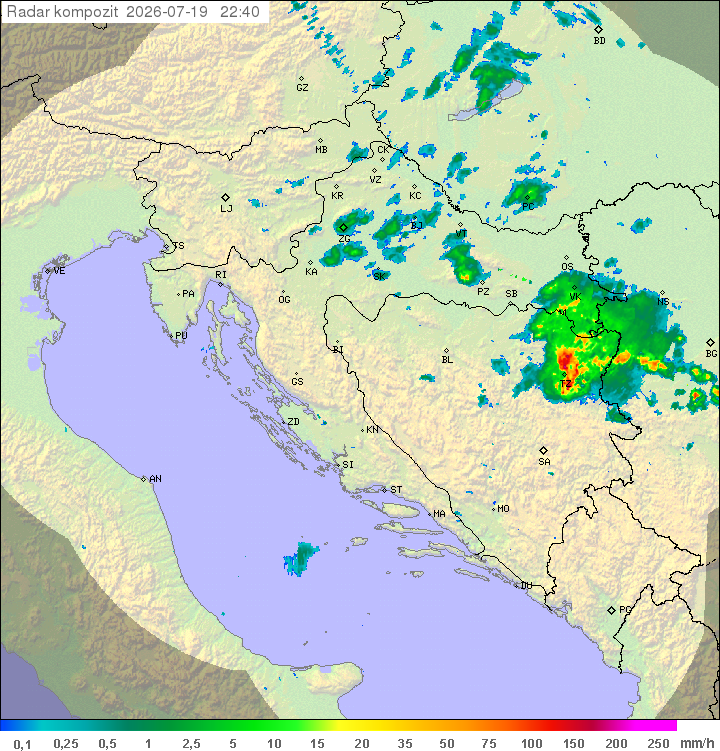 Padavine Hrvaška