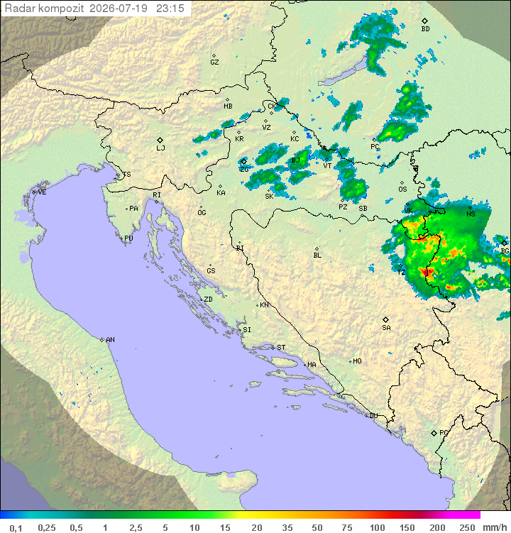 Padavine Hrvaška