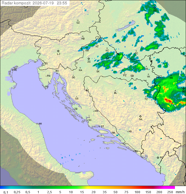 Padavine Hrvaška