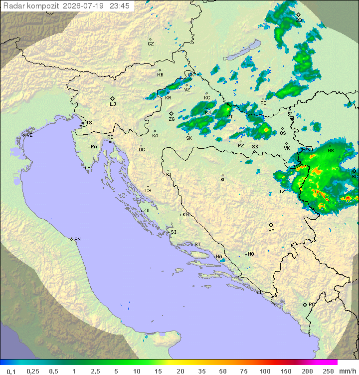 Padavine Hrvaška