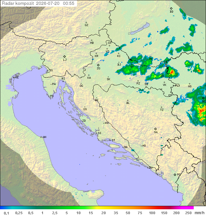 Padavine Hrvaška