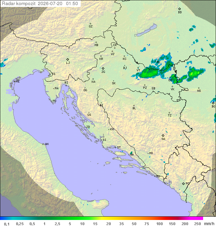 Padavine Hrvaška