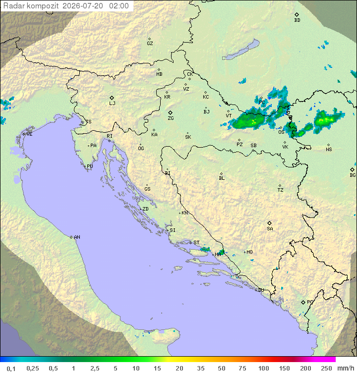 Padavine Hrvaška