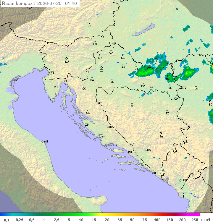 Padavine Hrvaška