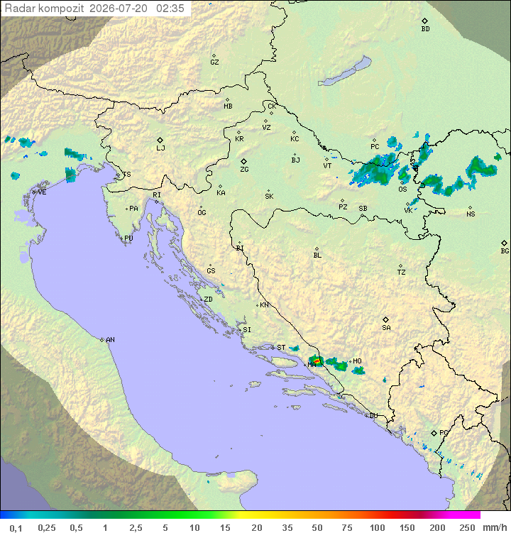 Padavine Hrvaška