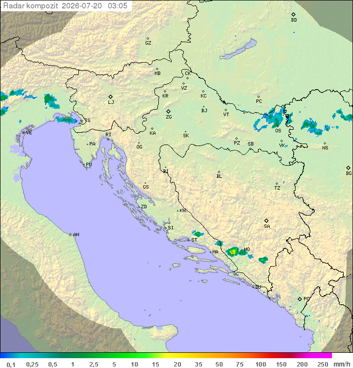 Padavine Hrvaška