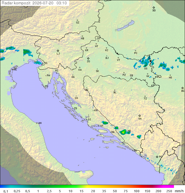Padavine Hrvaška