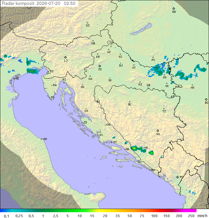 Padavine Hrvaška