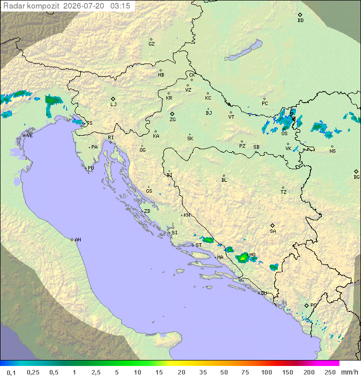 Padavine Hrvaška