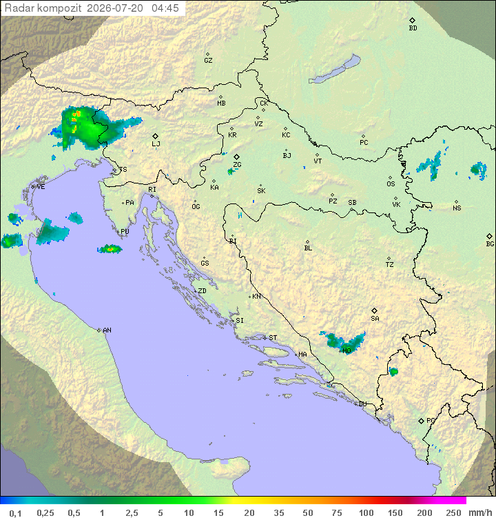 Padavine Hrvaška