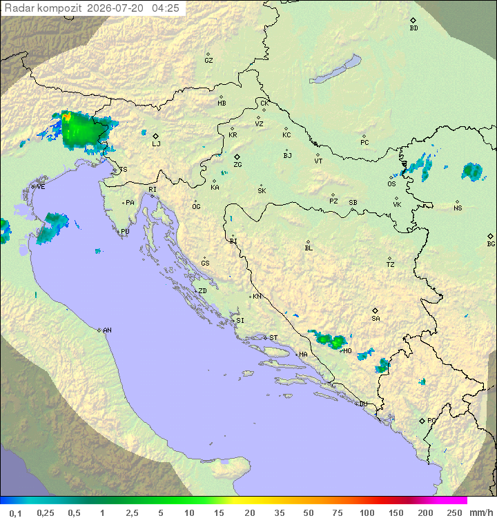 Padavine Hrvaška
