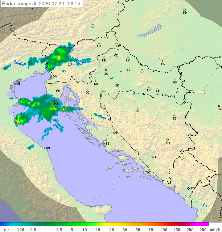 Padavine Hrvaška