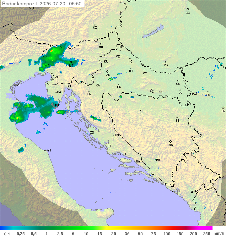Padavine Hrvaška