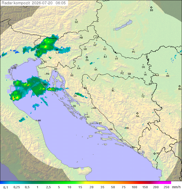 Padavine Hrvaška