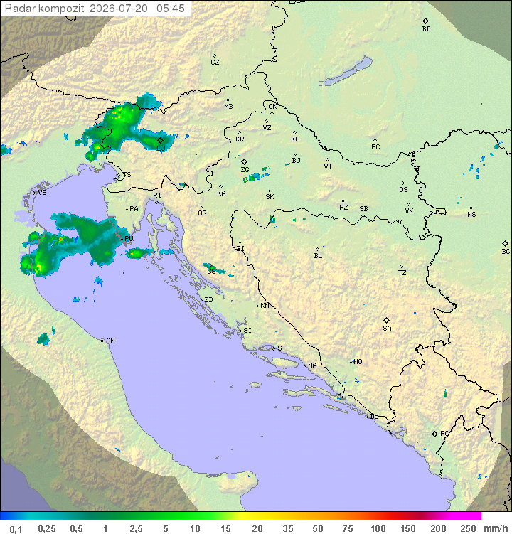 Padavine Hrvaška