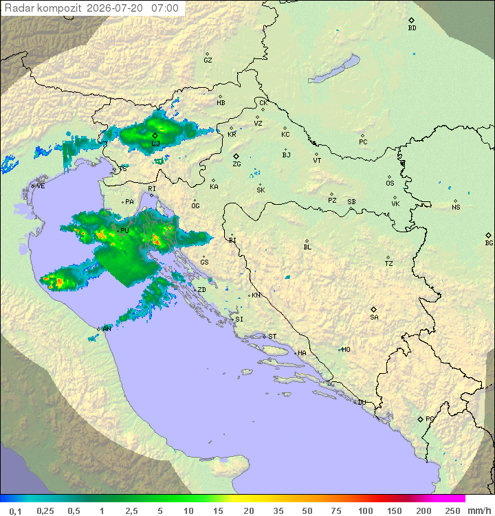 Padavine Hrvaška